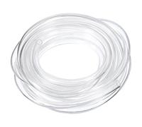 sourcing map PVC Tubing, 7mm ID x 9mm OD - 13 Feet Long Clear Vinyl Water Pipe, Lightweight Plastic Flexible Water Pipe for Aquaponics, Air Hose, Irrigation, 2mm Thickness