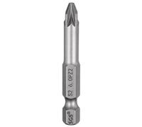 sourcing map PZ2 Screwdriver Bit 1/4" Hex Shank 50mm/2" Length Magnetic Phillips Slotted Hex Bits S2 Steel Screw Driver Bit Industrial Grade Electric Hexagon Drill Bits