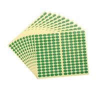 sourcing map QC Passed Stickers Oval Shape Adhesive Labels 9 x 13mm for Quality Control Inventory Warehouse Stock Pack of 10,Green