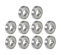 sourcing map R10ZZ Deep Groove Ball Bearing 5/8-inchx1-3/8-inchx11/32-inch Shielded Z2 Lever Bearings 10pcs