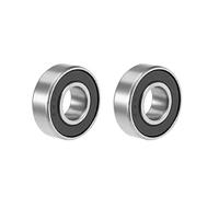 sourcing map R6-2RS Deep Groove Ball Bearing 3/8"x7/8"x9/32" Double Sealed Chrome Steel Bearings 2-Pack