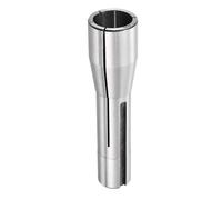 sourcing map R8 1" (25.4mm) Round Collet 7/16-20UNF Thread R8 Precision Round Spring Collet Mill Chuck Holder 0.015mm Accuracy for CNC Engraving Machine Milling Lathe Tool, Silver