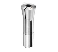 sourcing map R8 12mm (15/32") Round Collet 7/16-20UNF Thread R8 Precision Round Spring Collet Mill Chuck Holder 0.015mm Accuracy for CNC Engraving Machine Milling Lathe Tool, Silver