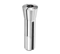 sourcing map R8 14mm (9/16") Round Collet 7/16-20UNF Thread R8 Precision Round Spring Collet Mill Chuck Holder 0.015mm Accuracy for CNC Engraving Machine Milling Lathe Tool, Silver