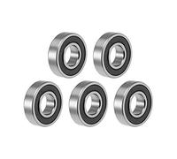 sourcing map R8-2RS Deep Groove Ball Bearing 1/2"x1-1/8"x5/16" Double Sealed ABEC-3 Bearings 5-Pack