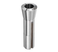 sourcing map R8 3/4" (19mm) Round Collet 7/16-20UNF Thread R8 Precision Round Spring Collet Mill Chuck Holder 0.015mm Accuracy for CNC Engraving Machine Milling Lathe Tool, Silver