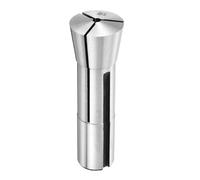 sourcing map R8 5mm (3/16") Round Collet 7/16-20UNF Thread R8 Precision Round Spring Collet Mill Chuck Holder 0.015mm Accuracy for CNC Engraving Machine Milling Lathe Tool, Silver