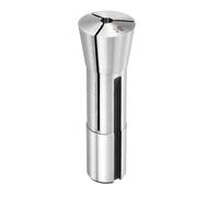 sourcing map R8 7mm (9/32") Round Collet 7/16-20UNF Thread R8 Precision Round Spring Collet Mill Chuck Holder 0.015mm Accuracy for CNC Engraving Machine Milling Lathe Tool, Silver