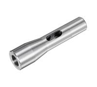 sourcing map R8 Shank to MT2 Morse Taper Sleeve Chuck Arbor Reducing Adapter for Lathe Milling Drill M12 Thread 45# Steel