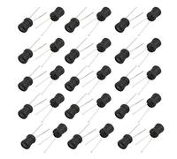 sourcing map Radial Line Type Inductor Through-Hole Mounting Electronic 100mH 104K DE DE Pack of 30