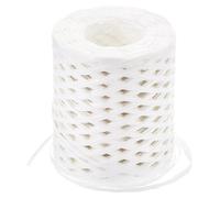 sourcing map Raffia Paper Craft Ribbon, 1/4 Inch 218 Yards Raffia Twine String Packing Paper Twine for Christmas Wrapping DIY Craft, White