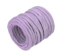 sourcing map Raffia Paper Craft Rope Packing Rope 13 Yards Handmade Twisted Paper Craft String/Cord for DIY Decoration Gift Packaging Lavender