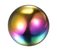 sourcing map Rainbow Gazing Ball 6 Inch 150mm Reflective Sphere