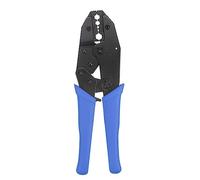 sourcing map Ratchet Crimper Plier Tool for Crimping RG58 RG59 RG62 RG6 .255" .213" .100" .068" .324" Coaxial Cable BNC Connector, Blue