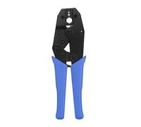 sourcing map Ratchet Crimper Plier Tool for Crimping RG8 RG11 RG174 RG179 RG213 .100" .128" .429" RF Coax/Communications Connectors, Blue