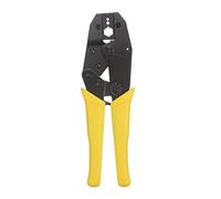 sourcing map Ratchet Crimper Plier Tool for Crimping RG8 RG11 RG174 RG179 RG213 .100" .128" .429" RF Coax/Communications Connectors, Yellow