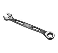 sourcing map Ratcheting Combination Wrench 13mm Stubby Wrench Metric High Carbon Steel Double 12-Point Box Open-Ended Ratchet Spanner Tool for Household Garage Workshop Auto Repairs, Black