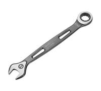 sourcing map Ratcheting Combination Wrench 14mm Metric 12 Point CR-V Electrophoresis Double Box Open-Ended Ratchet Wrenches with 72 Tooth 5° Swing Industrial Grade Spanner Tool for Repair