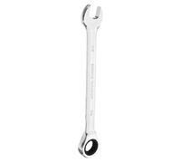 sourcing map Ratcheting Wrench 7/8 Inch Box and Open End 45# Carbon Steel Chromium Plated 12-Point 72-Teeth Combination Wrench for Home Auto Repair Machine Maintenance