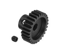 sourcing map RC 32P Hardened Pinion Gear 5mm Shaft, 27T Motor Gears Carbon Steel for 1/10 RC Model Car Boat Drone