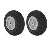 sourcing map RC Airplane Wheels 1.1" OD x 0.47" T Aircraft Sponge Wheels Foam Wheel Replacement for DIY RC Model Plane 2 Pcs