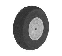 sourcing map RC Airplane Wheels 1.38" OD 0.43" Thickness 0.08" Hole RC Airplane, Aircraft PU Sponge Wheels, Tire Tail Undercarriage RC Foam Replacement Kit for DIY Plane Helicopter, Pack of 1
