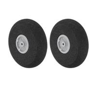 sourcing map RC Airplane Wheels 1.57"OD x 0.47"T Aircraft Sponge Wheels Foam Wheel Replacement for DIY RC Model Plane 2 Pcs
