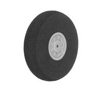 sourcing map RC Airplane Wheels 1.77" OD 0.43" Thickness 0.08" Hole RC Airplane, Aircraft PU Sponge Wheels, Tire Tail Undercarriage RC Foam Replacement Kit for DIY Plane Helicopter, Pack of 1