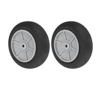 sourcing map RC Airplane Wheels 1.97" OD x 0.73" T Aircraft Sponge Wheels Foam Wheel Replacement for DIY RC Model Plane 2 Pcs