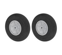 sourcing map RC Airplane Wheels 2.56"OD x 0.73"T Aircraft Sponge Wheels Foam Wheel Replacement for DIY RC Model Plane 2 Pcs