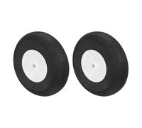 sourcing map RC Airplane Wheels 2.81" OD x 0.79" T Aircraft Sponge Wheels Foam Wheel Replacement for DIY RC Model Plane 2 Pcs