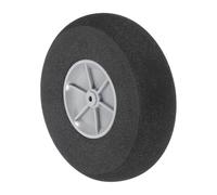 sourcing map RC Airplane Wheels 4.33"OD x 1.18"T Aircraft Sponge Wheels Foam Wheel Replacement for DIY RC Model Plane 1 Pcs
