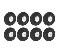 sourcing map RC Airplane Wheels 50mm/1.97" Dia RC Airplane Aircraft Sponge Wheels RC Aircraft Foam Wheel Replacement for DIY RC Model Plane Aircraft RC Helicopter Pack of 8