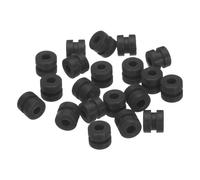 sourcing map RC Anti Vibration Rubber Balls RC Rubber Damper Balls for RC F4 F7 Flight Controller Gimbal M2x4mm Shock Absorption Balls,RC Models DIY Drone Accessories(Black),Pack of 36