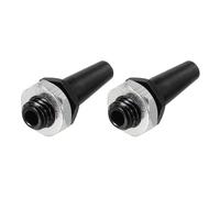 sourcing map RC Boat M6 Antenna Mount Base, Aluminum Alloy Plane Antenna Mount for RC Car Boat Drone Receiver Plane Tube Aerial DIY Model Building Parts(Black, 2 Pcs)
