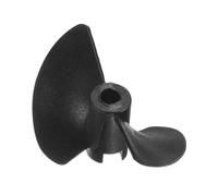 sourcing map RC Boat Propeller, 2 Blades Propellers 3.17mm Hole Dia 32mm OD 40mm Pitch CW Clockwise Rotating Drill Propeller for RC Boat, DIY Ship Model, Black