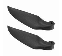 sourcing map RC Glider Propeller Replacement Prop Blades, 6.5x4 Inch RC Folding Propeller Nylon Blades Parts for Spinner D28-D48mm Glider Airplane Prop Replacement(Black, 1 Pair)