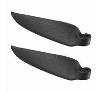 sourcing map RC Glider Propeller Replacement Prop Blades, 7x3 Inch RC Folding Propeller Nylon Blades Parts for Spinner D28-D48mm Glider Airplane Prop Replacement(Black, 1 Pair)