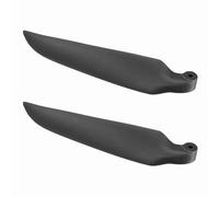 sourcing map RC Glider Propeller Replacement Prop Blades, 9.5x8 Inch RC Folding Propeller Nylon Blades Parts for Spinner D28-D48mm Glider Airplane Prop Replacement(Black, 1 Pair)