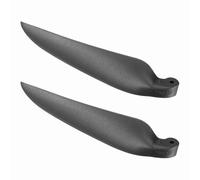 sourcing map RC Glider Propeller Replacement Prop Blades, 9x6 Inch RC Folding Propeller Nylon Blades Parts for Spinner D28-D48mm Glider Airplane Prop Replacement(Black, 1 Pair)
