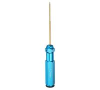 sourcing map RC Hex Screwdriver 1.3mm Mini Titanium Hexagon Screw Driver Wrench Hex Driver Repair Tool for Models Car Helicopter Boat, Blue