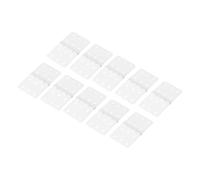 sourcing map RC Hinges 1.1 Inch x 0.6 Inch Adjustable Model Airplane Remote Control Aircraft Wings Parts Square Plastic Loose-Leaf 10 Pcs