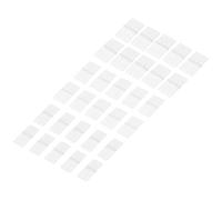 sourcing map RC Hinges 1 Inch x 0.5 Inch, 1.1 Inch x 0.6 Inch, 1.4 Inch x 0.8 Inch Adjustable Model Airplane Remote Control Aircraft Wings Parts Square Plastic Loose-Leaf 30 Pcs