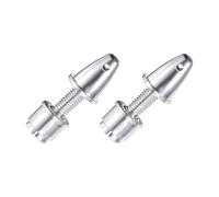 sourcing map RC Plane Airplane Spinners, 3mm Aperture and 5mm Output Axle Propeller Adapter Saver for Shaft Brushless Motor Speed Controllers, Pack of 2