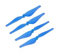 sourcing map RC Propellers Blade Prop 2 Vane 7.6cm Dia Plastic Blue Low-Noise for DJI RC Airplane DIY Aircraft Drone