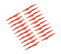 sourcing map RC Propellers Blade Prop 2 Vane 7.6cm Dia Plastic Red Low-Noise for DJI RC Airplane DIY Aircraft Drone, 5 Set