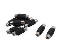 sourcing map RCA Female to RCA Female Coupler, 10 Pack Audio Video Adapter Connector Fit for Phono, Speaker, RCA Cable, Amplifier