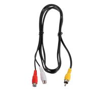 sourcing map RCA Splitter Cable, 1RCA Male to 2RCA Female 5ft AV Audio Video Splitter Adapter Output Cables for Subwoofer Amplifier
