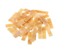 sourcing map Rectangular Mosaic Tiles Stained Glass Strips, 1.57" x 0.4" Khaki Glass Pieces 200g/7.05 oz Mosaic Tile Making Supplies for DIY Handmade Crafts and Home Decoration