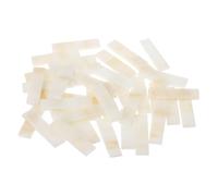 sourcing map Rectangular Mosaic Tiles Stained Glass Strips, 1.57" x 0.4" Light Beige Glass Pieces 200g/7.05 oz Mosaic Tile Making Supplies for DIY Handmade Crafts and Home Decoration